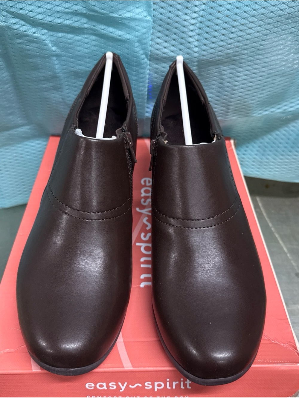 Easy Spirit Women's Dark Brown Slip-On Mules
